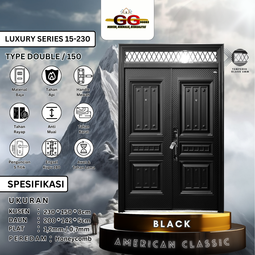 Luxury Double 230 Black